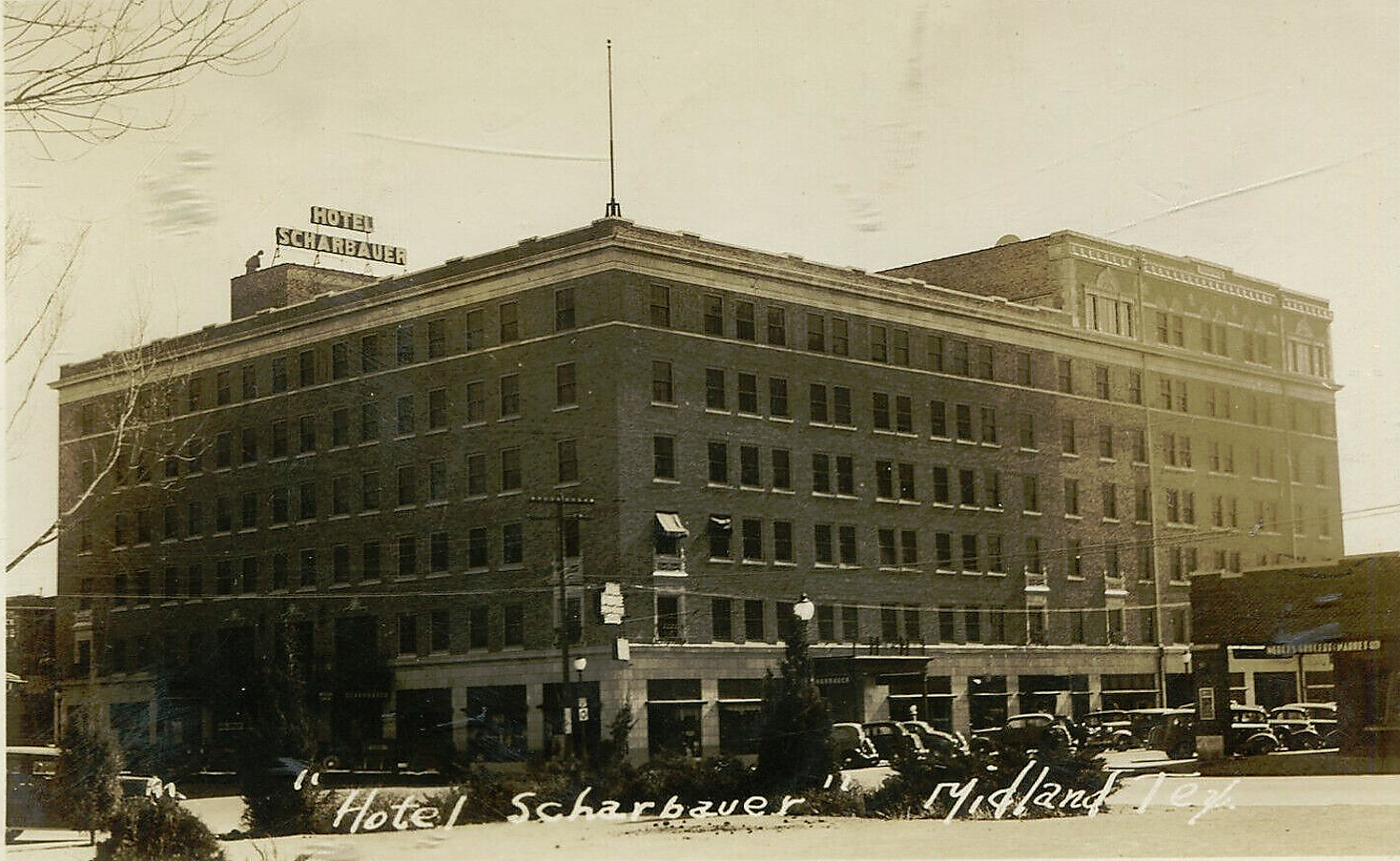 Hotel Scharbauer in Midland in 1940