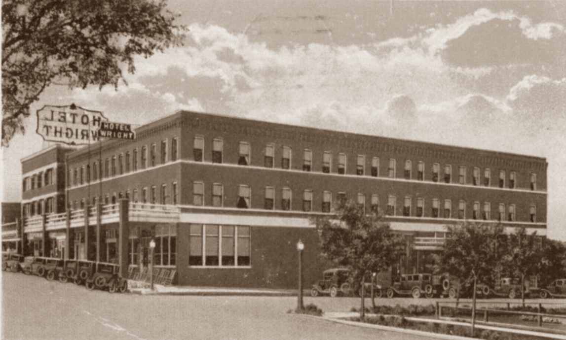 Hotel Wright in Sweetwater in 1930