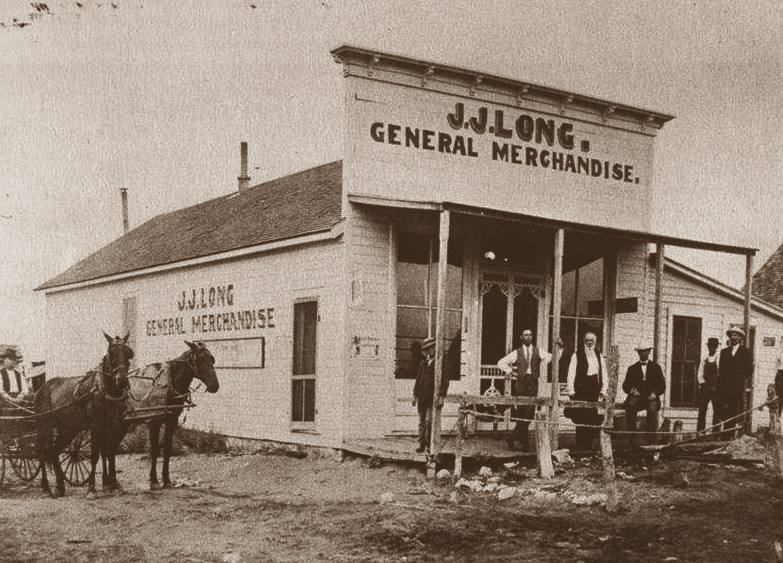 J.J. Long General Merchandise in Mobeetie Texas in 1880