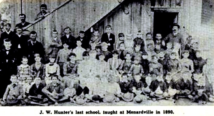 Menardville School Class of 1890