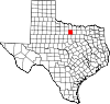 TX Map Featuring Jack County