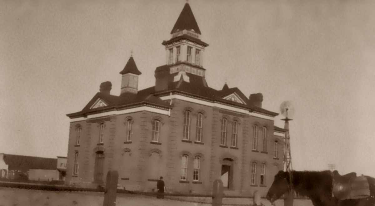 Jones County Courthouse in Anson in 1906