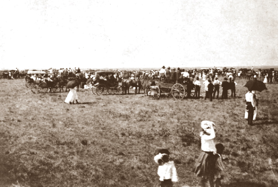 July 4th Picnic Near Pampa Texas in 1906