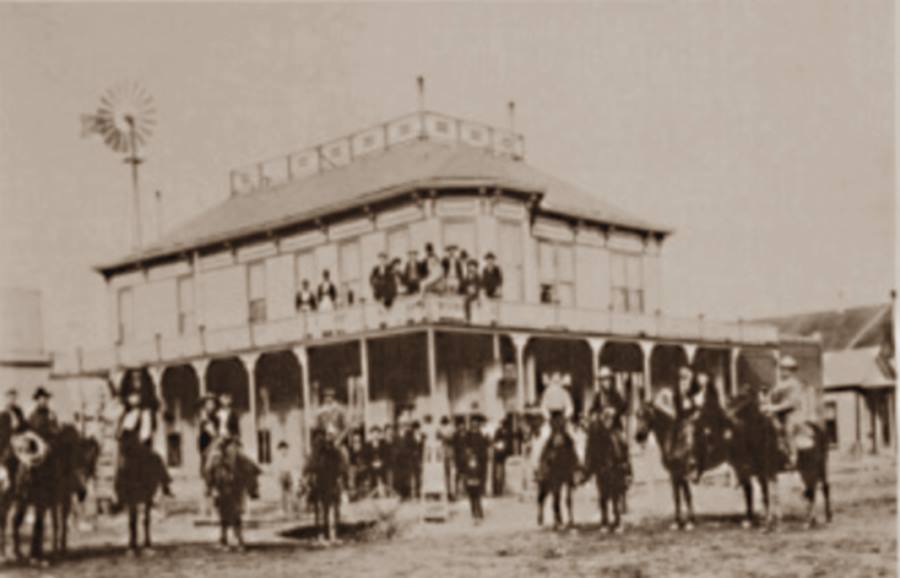 Llano Hotel in Midland 1888