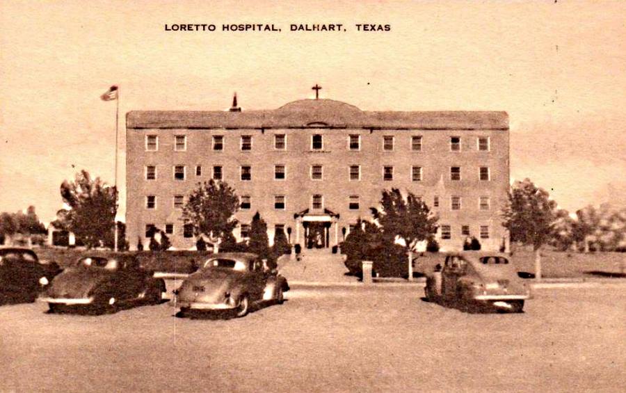 Loretta Hospital in Dalhart in 1940s