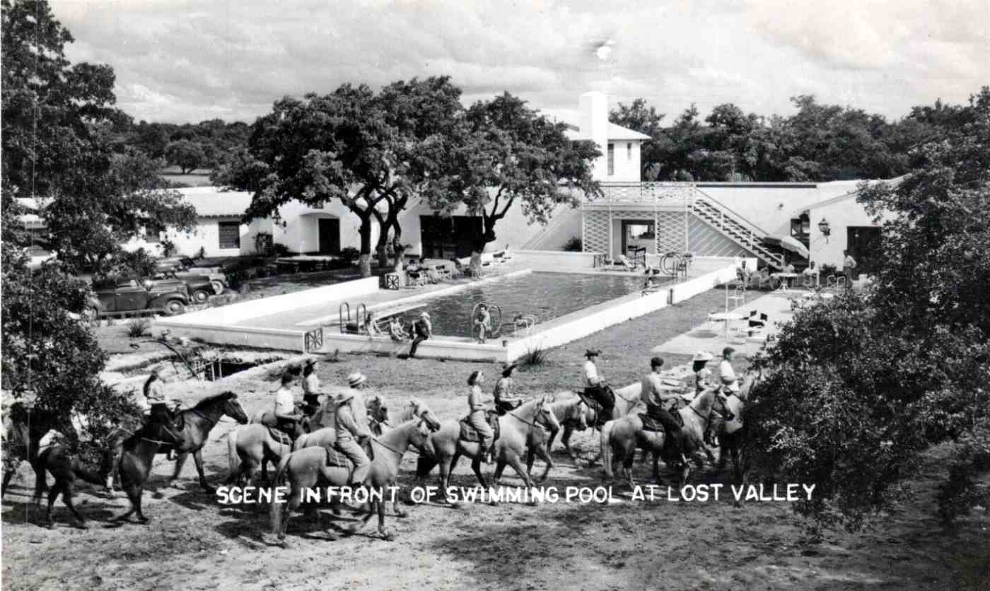 Lost Valley Ranch in Bandera in 1950s