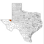 Loving County Map