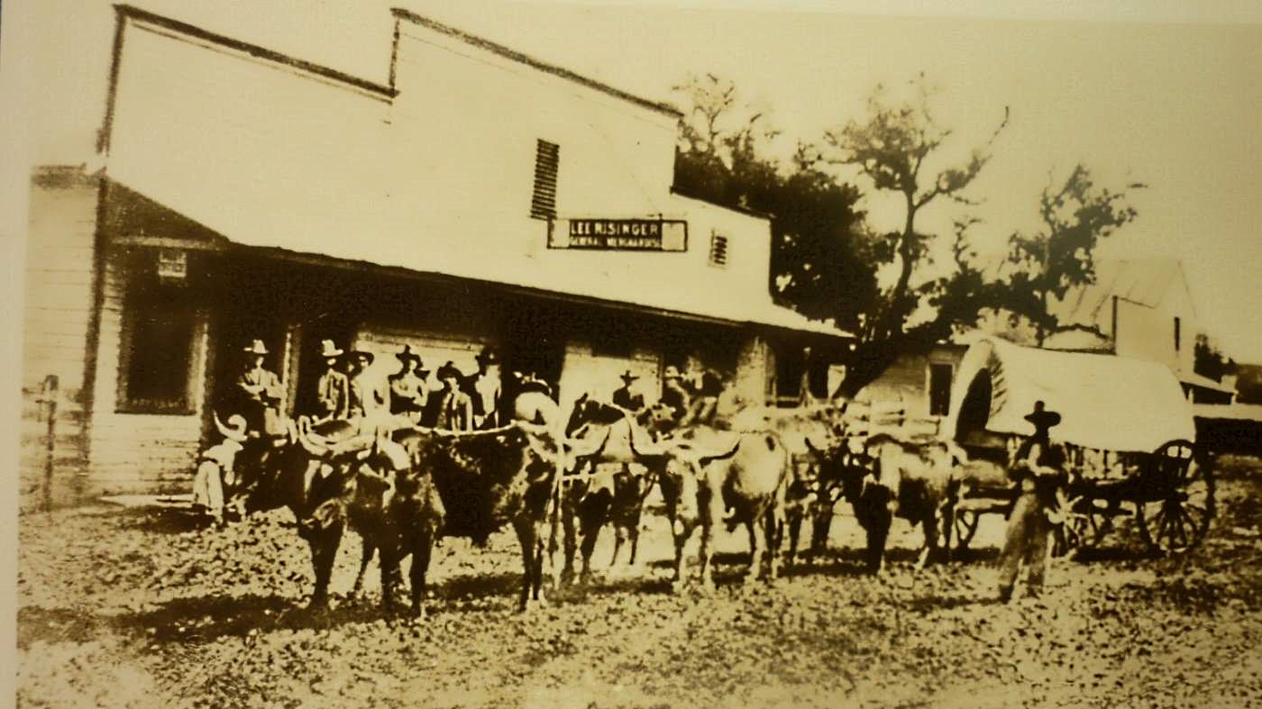 Main Street Bandera Texas in 1910