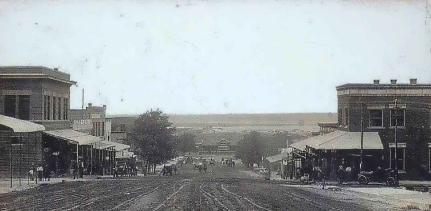 Main Street Canadian Texas in 1920