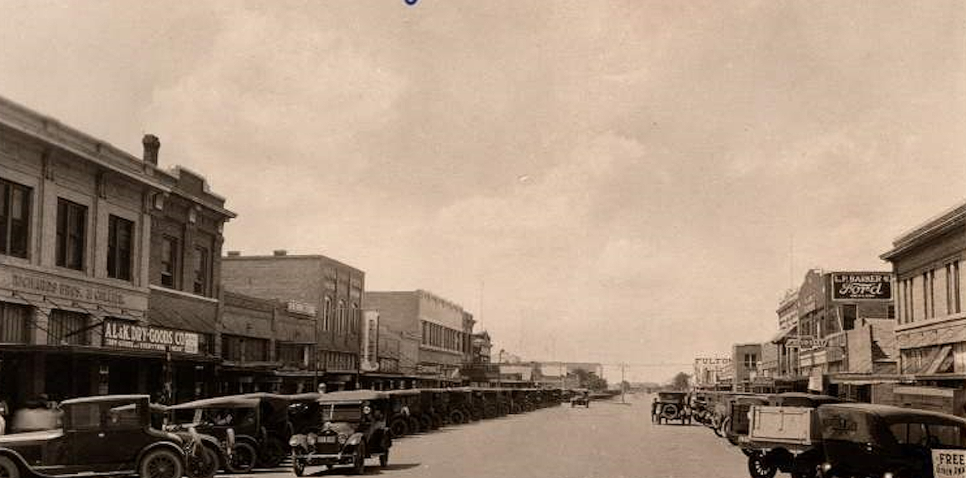 Main Street in Plainview in 1929
