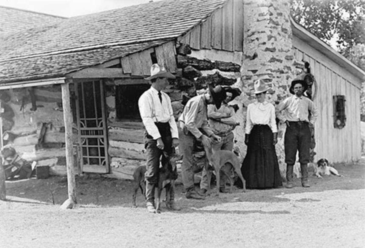 Matador Ranch Bunkhouse in 1908