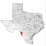 Maverick County Map