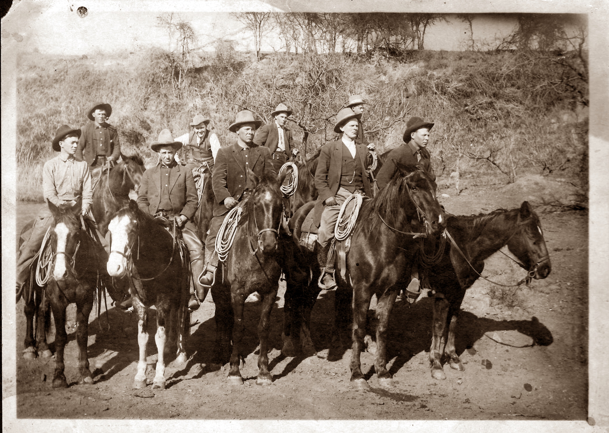 McAdoo Cowboys in 1911 Dickens County Texas 1911