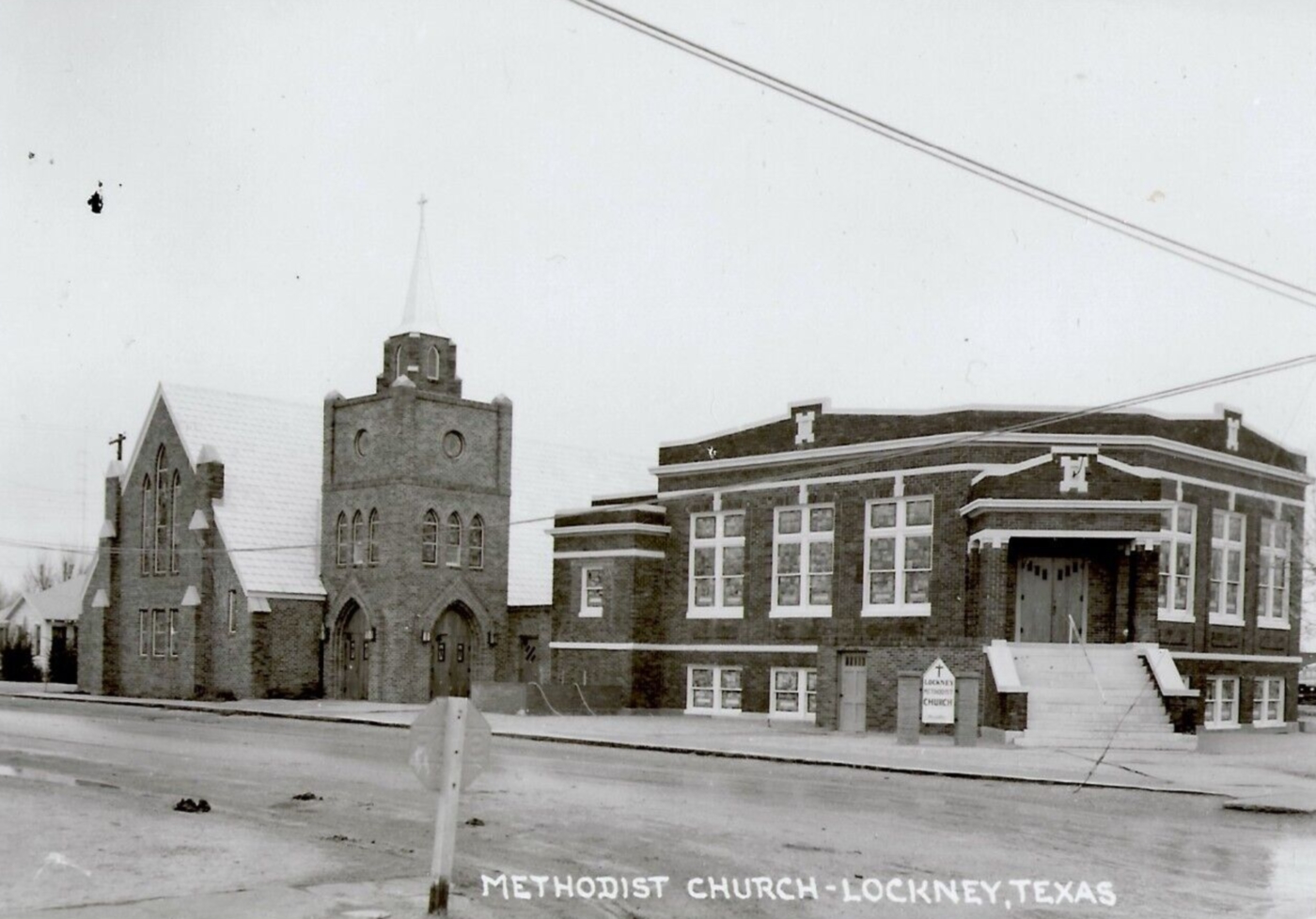 Methodist Church in Lockney in 1913