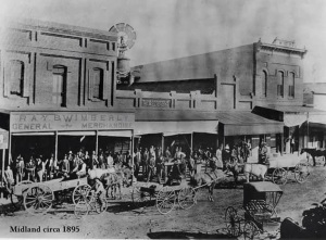 Midland Texas Street Scene 1895