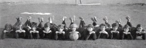 Midland College Girls Basketball Team in 1914