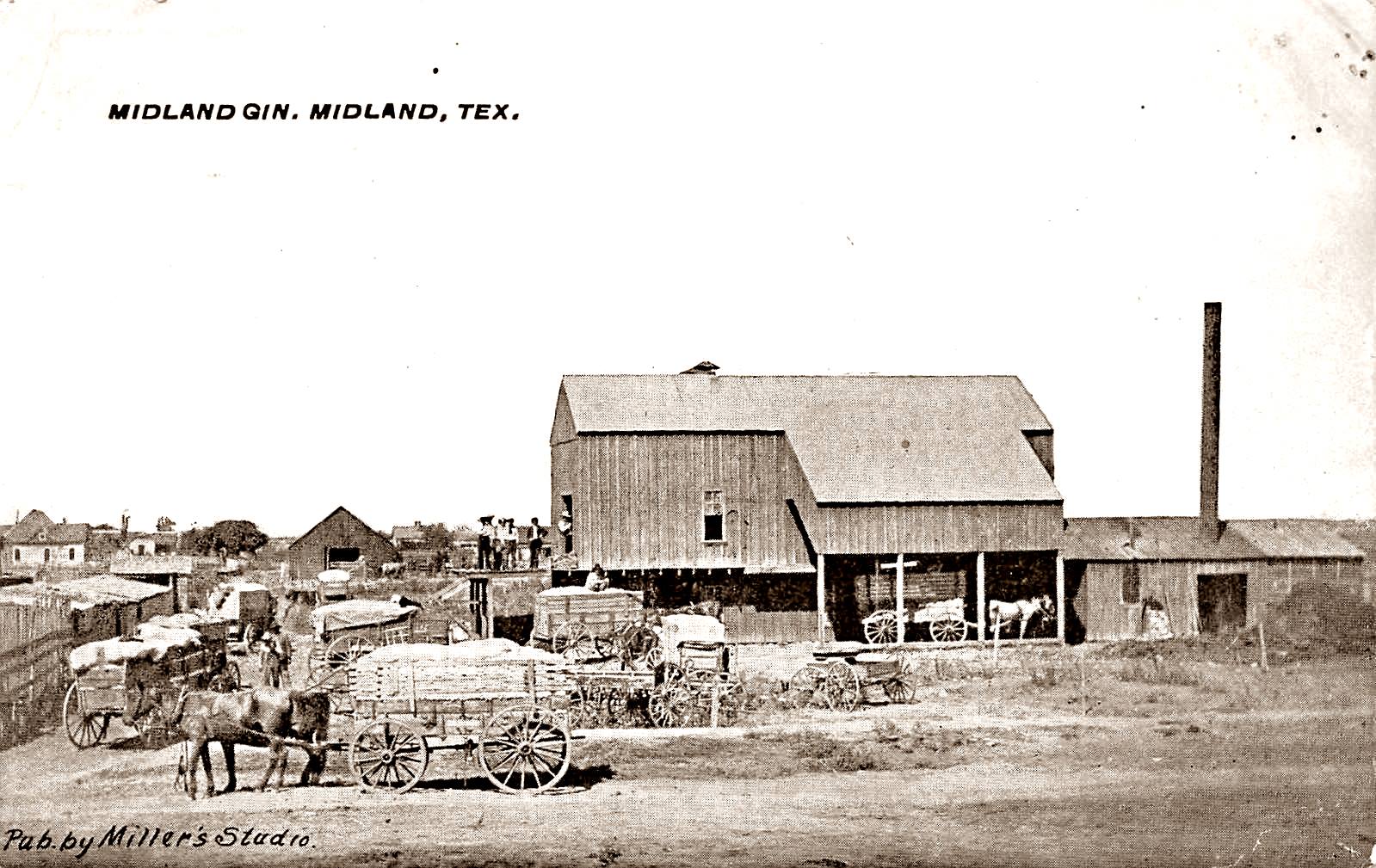 Midland Gin , Midland Texas in 1900
