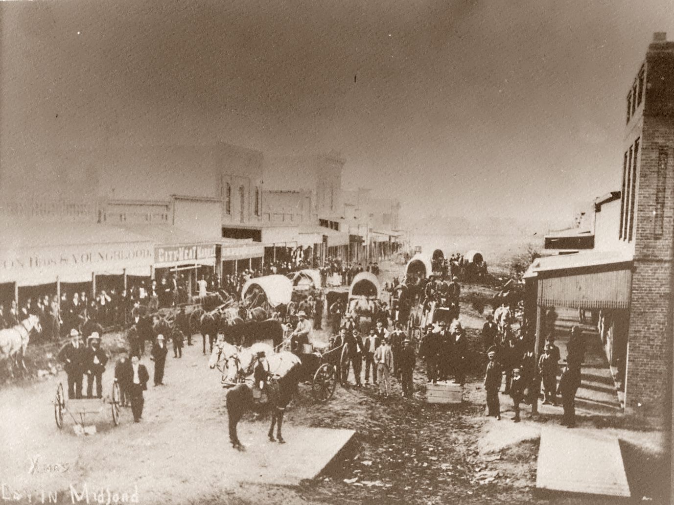 Midland Texas on Christmas Day in 1894