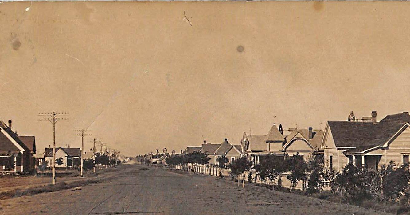 Missouri Ave in Hereford in 1908