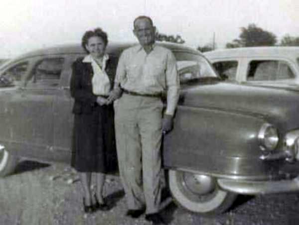 Mr. & Mrs. Davee in Seminole in 1953