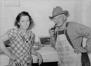 Mr. and Mrs. Ernest Milton - Pioneers of El Indio in 1939 