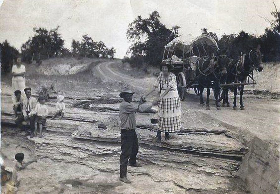 Family Outing Near Glen Rose in 1912