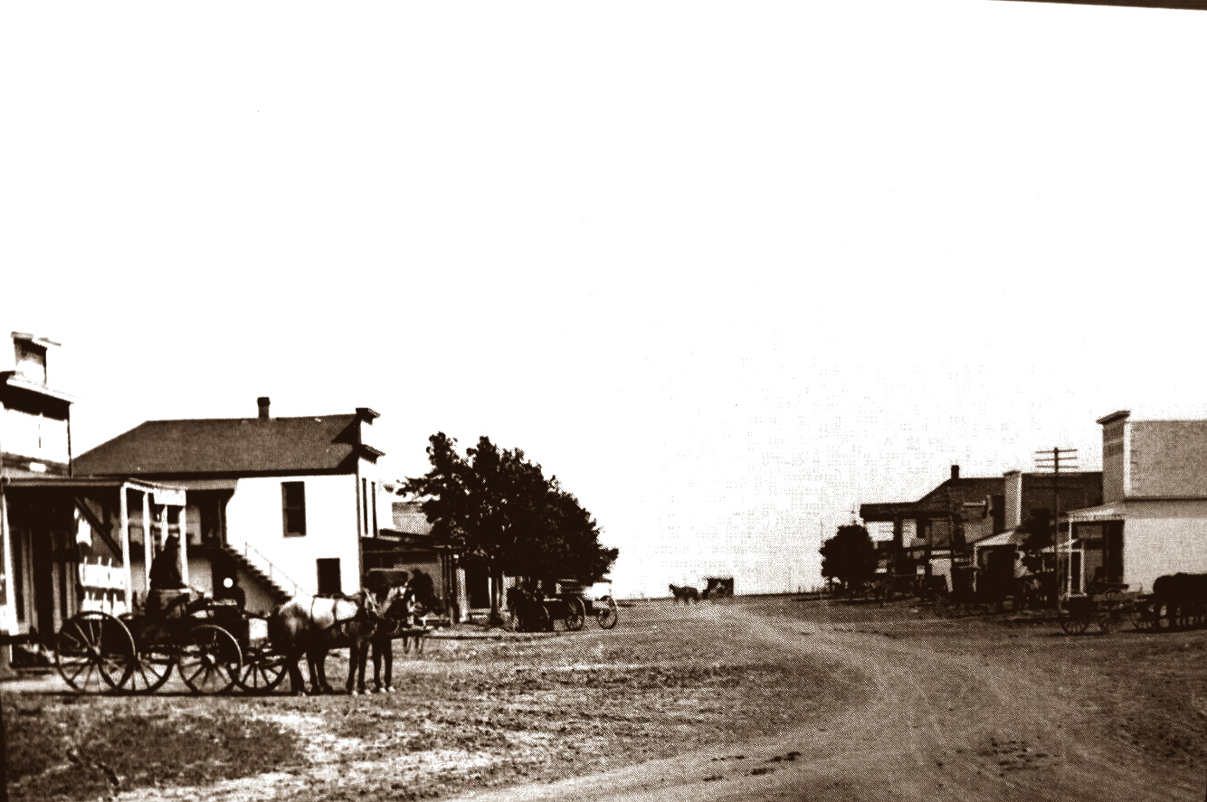Main Street in Panhandle Texas in Late 1800s