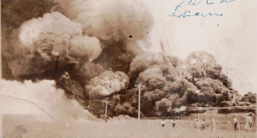 Prairie Fire in Terry County Texas in 1920