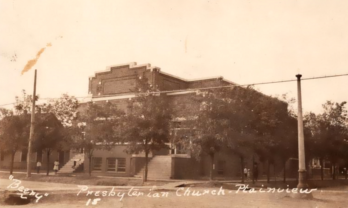 Presbyterian Church Plainview in 1925