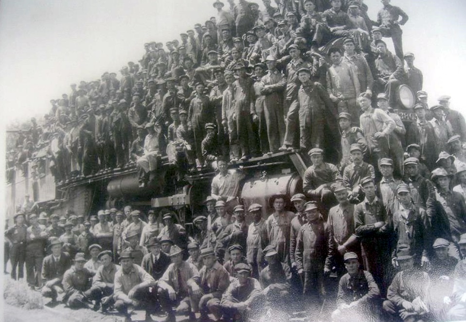 Railroad Workers  Floyd County Texas in 1927