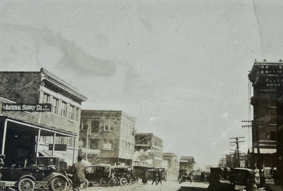 Ranger Texas Street Scene 1920