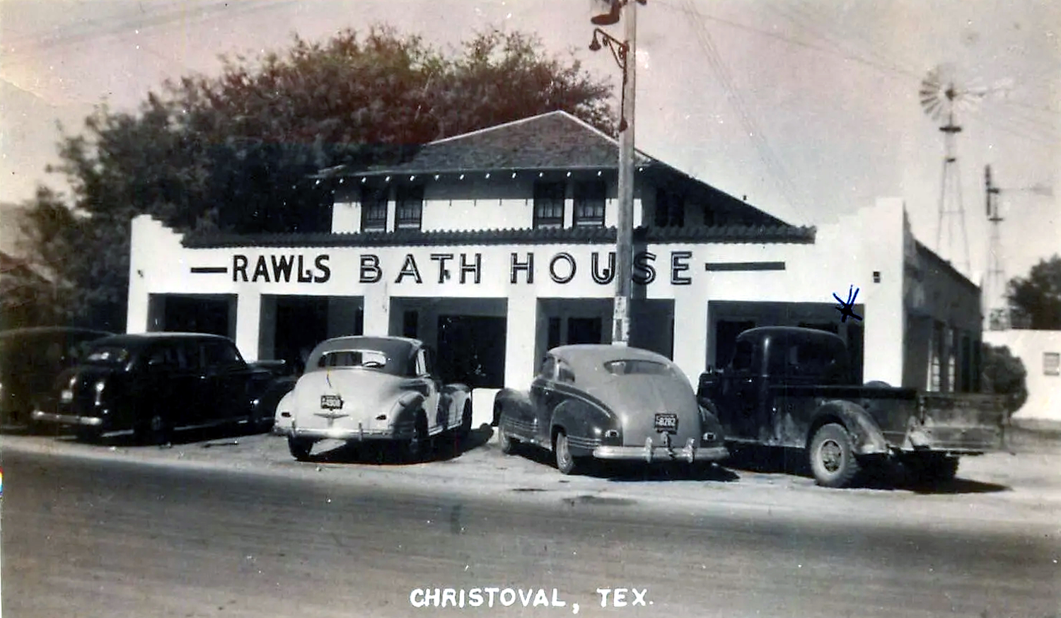 Rawls Bath House in Christoval Texas
