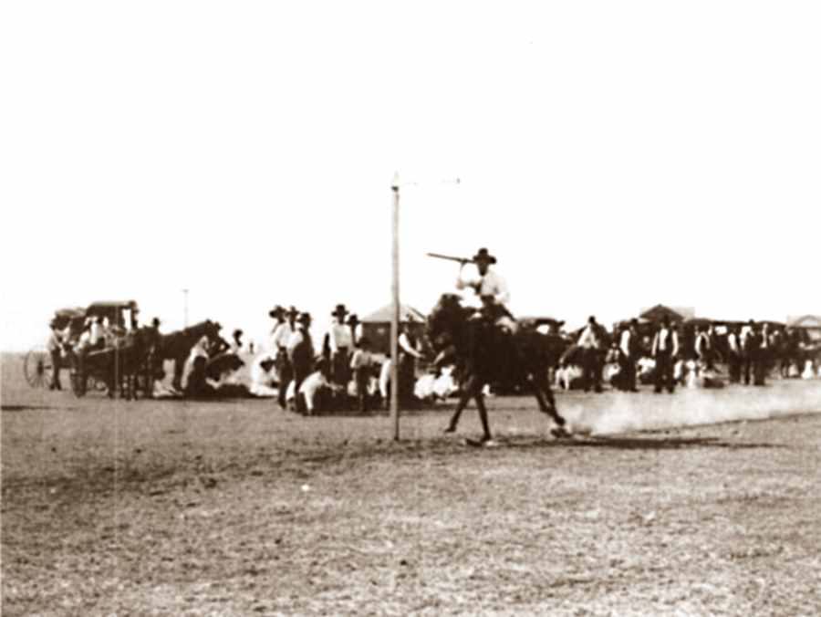 Ring Race in Emma Texas in 1905