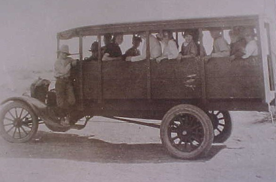 Ropesville School Bus in Early 1920s