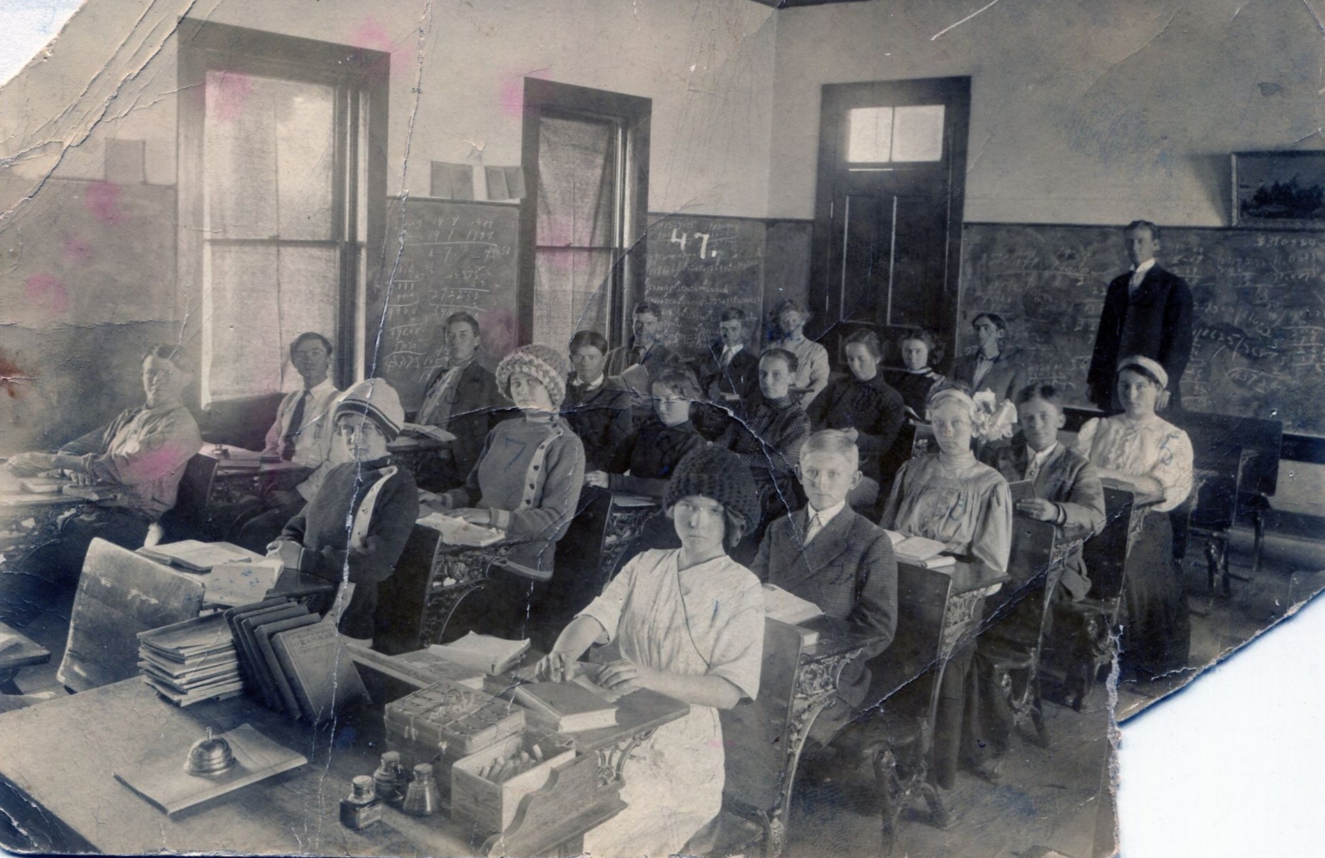 Salisbury School in Hall County in 1905