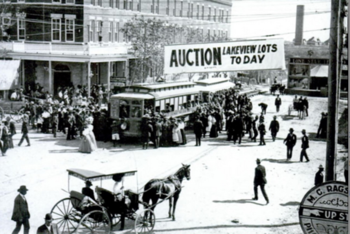 San Angelo Trolley in 1908