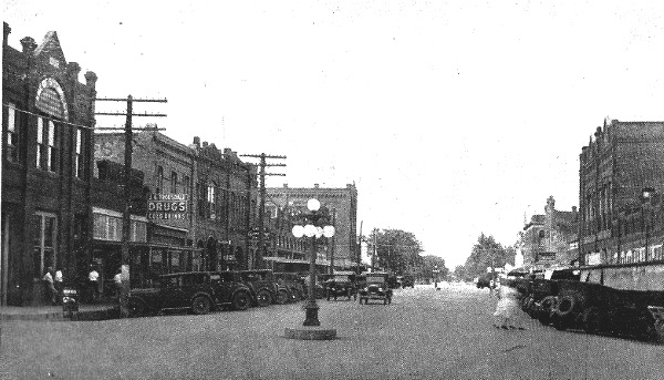Smithville Tx Street Scene 1920 