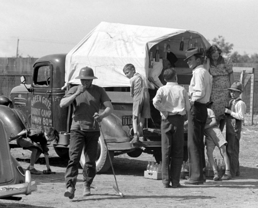 Soda Pop Truck at Abilene Polo Match in 1939