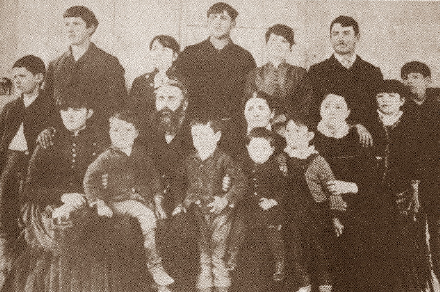 Stockton Family in Bartlett Texas in 1896