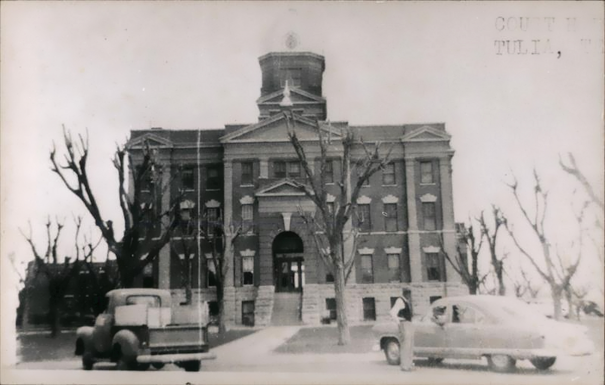 Swisher County Courthouse in 1950