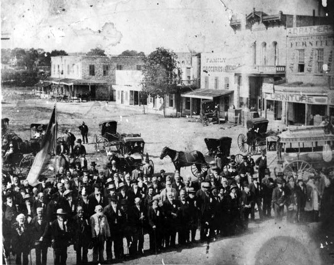 Texas Veterans Association convention in Belton 1883