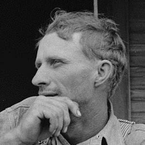 Tractor driver on farm near Memphis Texas 1937