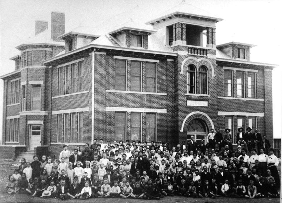 Tulia Public School in 1907