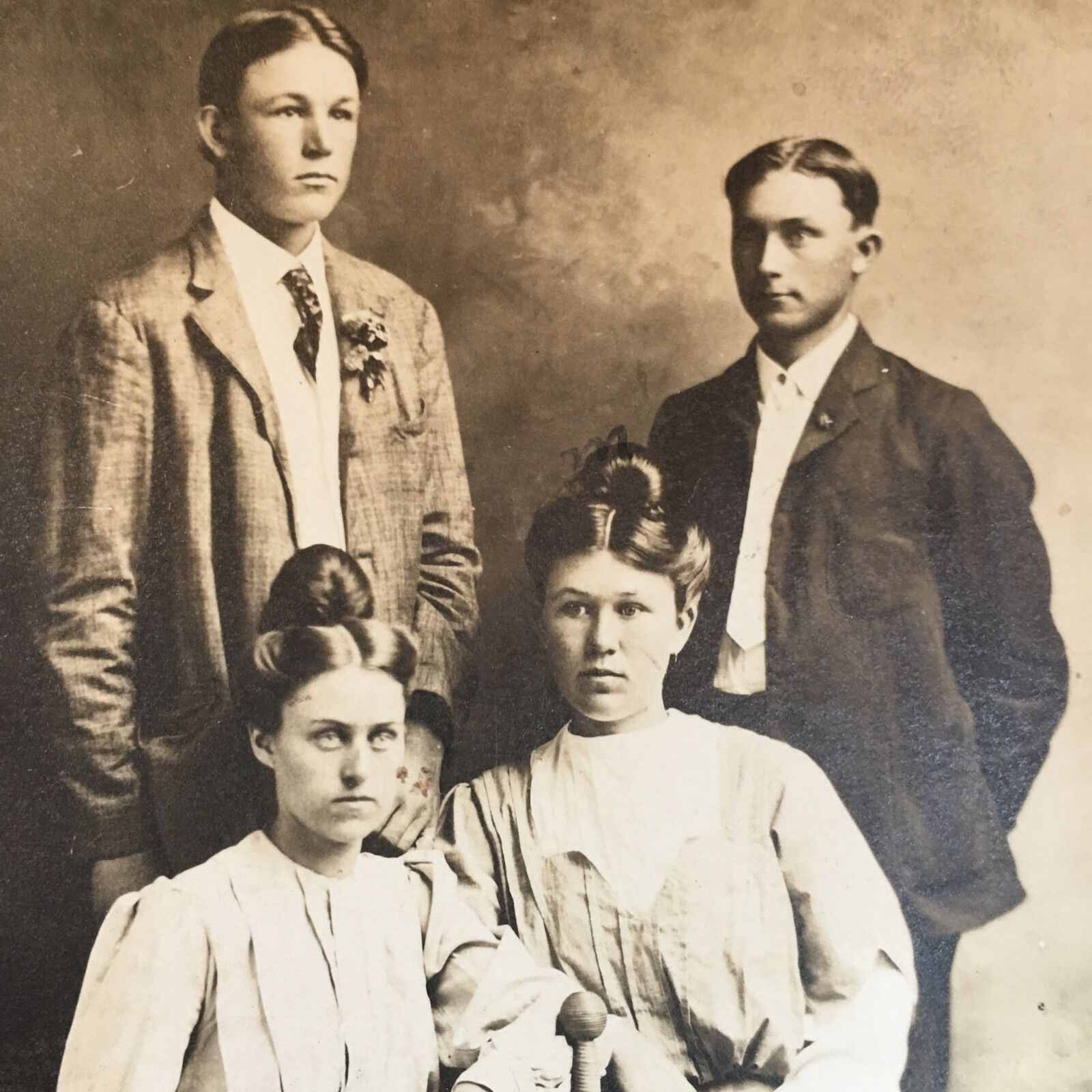 Two Couples in Childress Texas in 1914