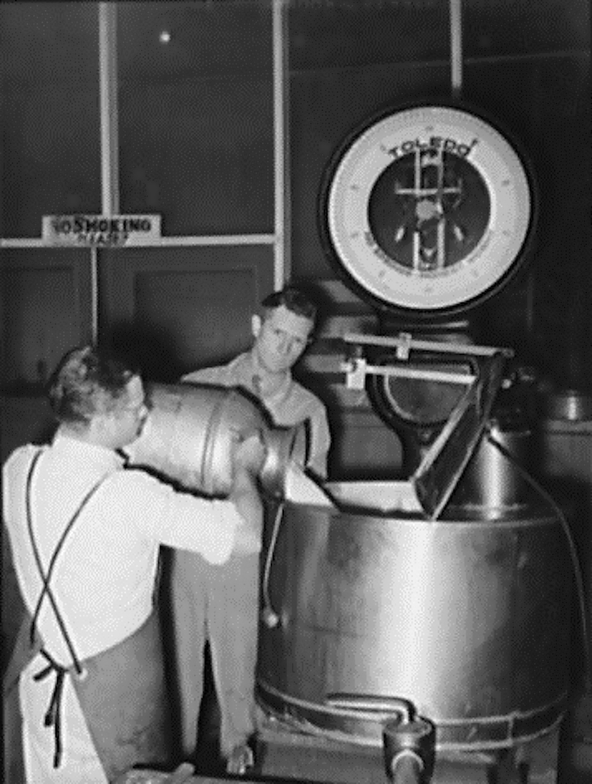 Two Workers at San Angelo Creamery