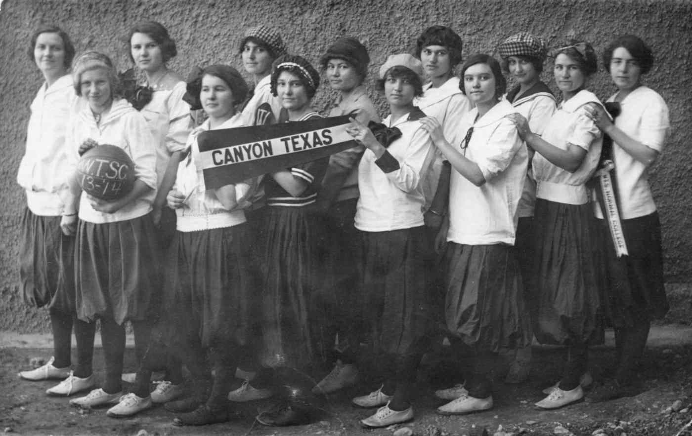 WTSC Women's Basketball Team in 1914