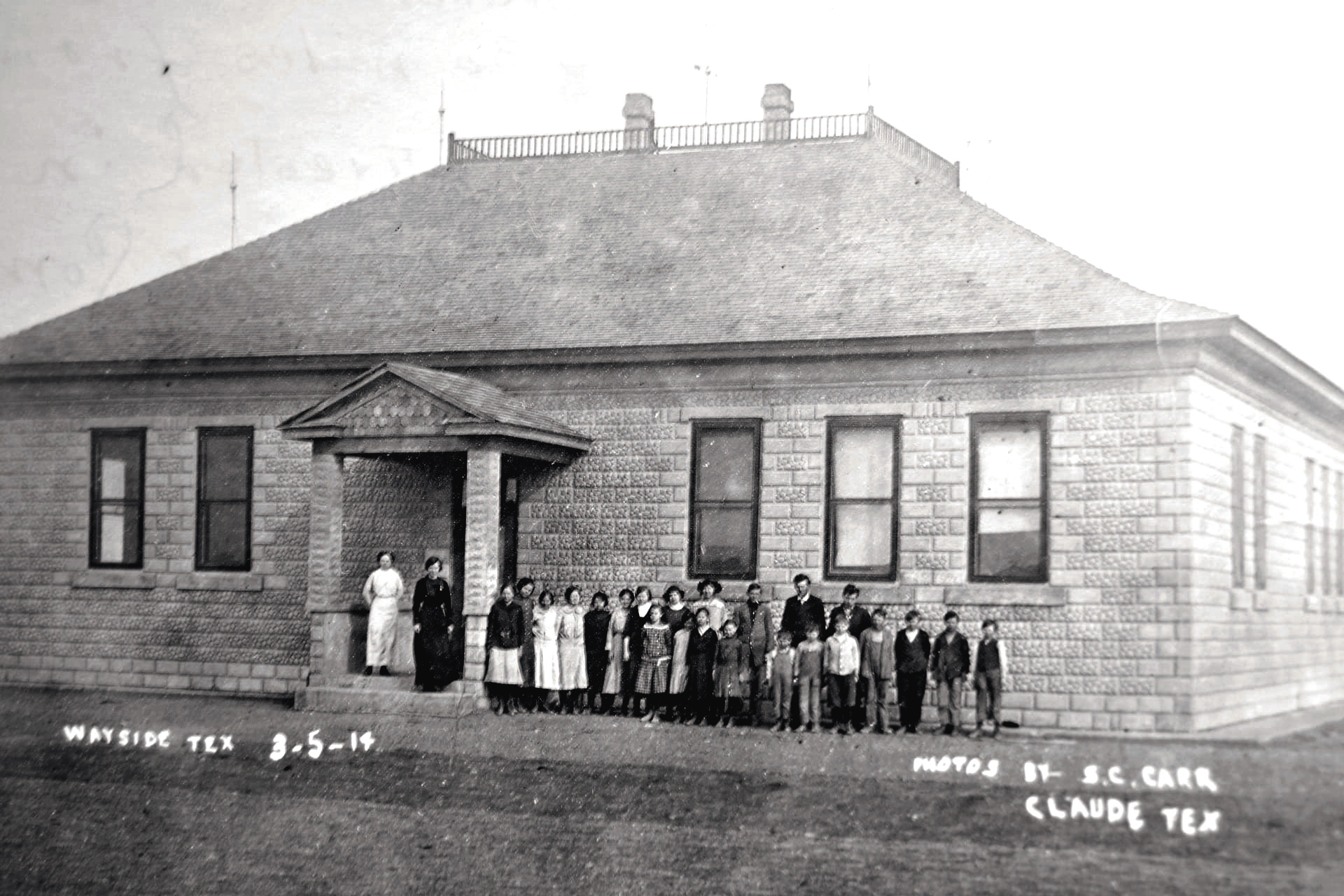 Wayside School, Wayside Texas in 1914