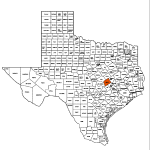 Milam County Tx Map