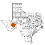 Pecos County Texas Map