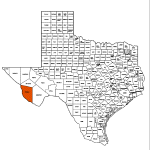 Presidio County Texas Map